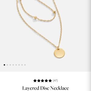 Earth Gold Double Layer Necklace